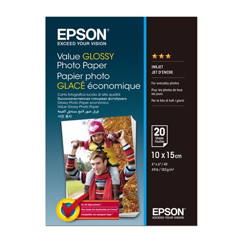 Epson Vrednostni fotografski papir 10x15cm 20 listov Cijene