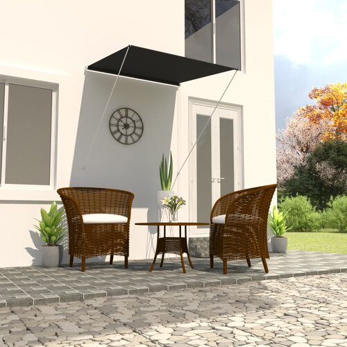 vidaXL Zložljiva tenda 100x150 cm antracitna Cene