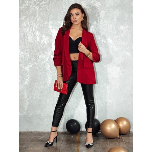 DStreet Marynarka damska one size ELEGANTIS czerwona Slike