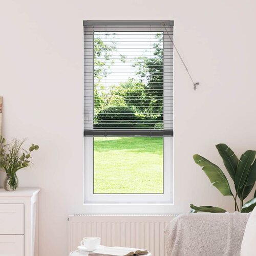 vidaXL Zavjesa za prozor sa zavjesama Ostalo Tamnosiva 80 x 130 cm Aluminij Cene