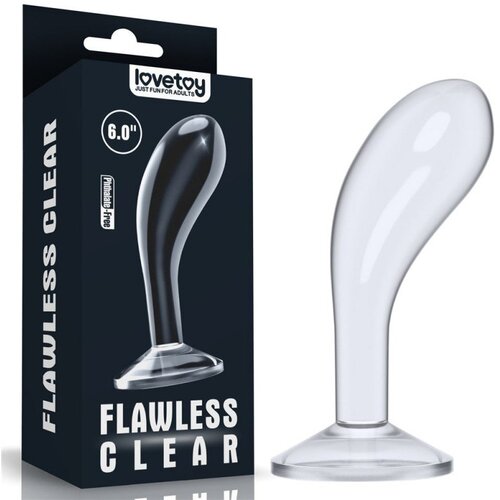Lovetoy 2021 Flawless Clear Prostate Plug 6.0&amp;quot; Slike