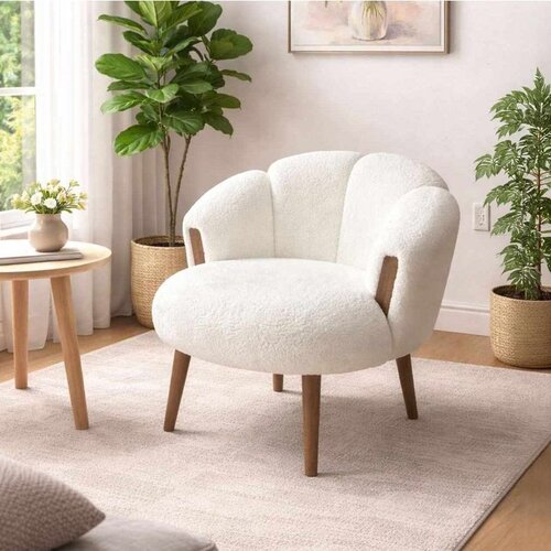 Atelier Del Sofa Star - White White Wing Chair Slike