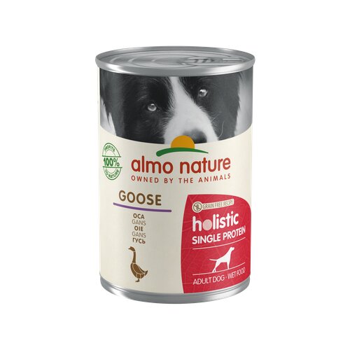 Almo Nature dog holistic monoprotein guščetina konzerva 400g Cene