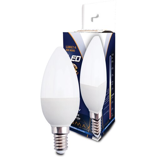 Lumax LED SIJALICE E14/8W/720LM/4.000K/35.000H/230V/CANDL/SAMSUNG CIP Cene