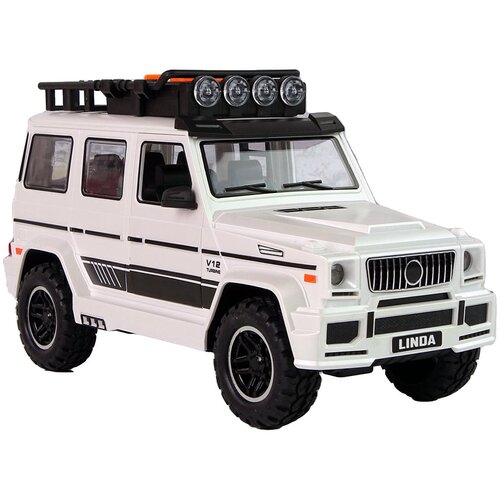  Auto na daljinsko upravljanje powered off-road - bijeli Slike