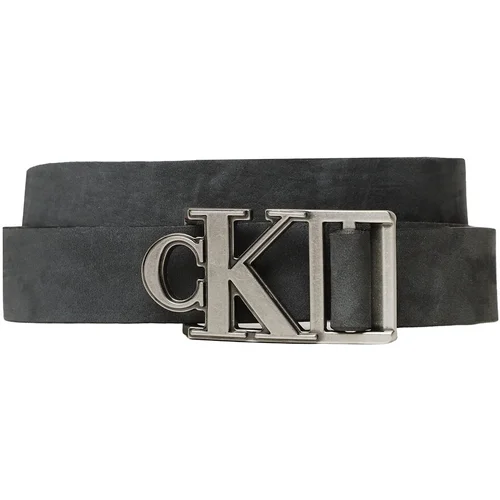 Calvin Klein Jeans MONO SEASONAL LTHR BELT 25MM K60K610895 Crna