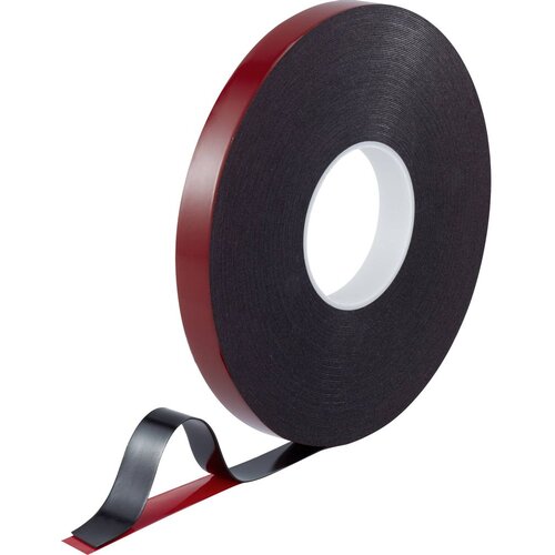 Toolcraft Dvostrana ljepljiva traka crvena/crna (D x Š) 30 m x 20 mm akril sadržaj: 1 rola Cene