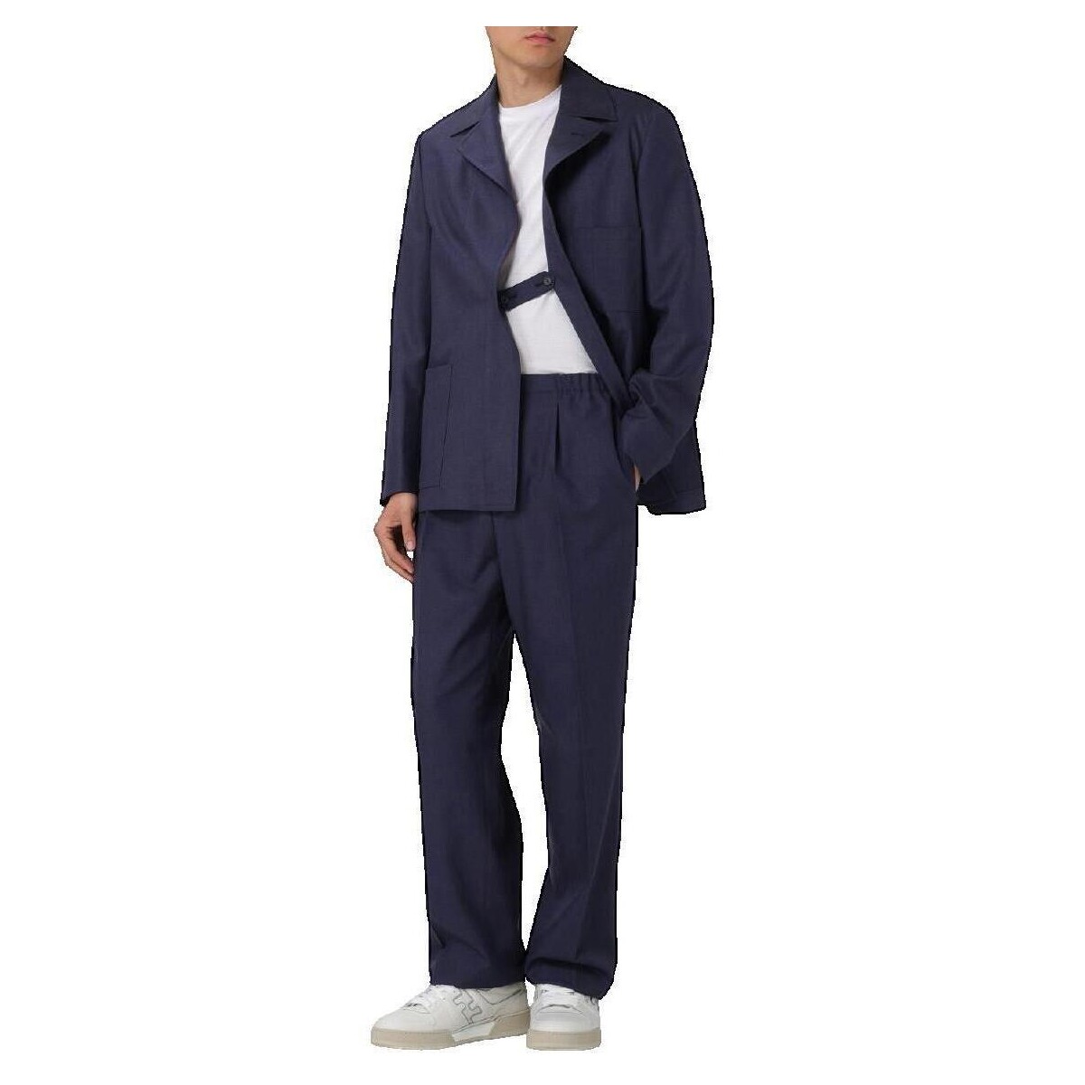 Vintage Lahkotne hlače & Harem hlače Pantalon Modra Cene