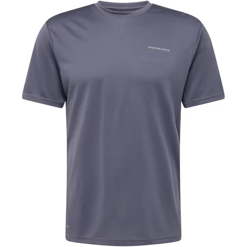 Endurance Tehnička sportska majica 'Vernon V2' morsko plava / srebrno siva