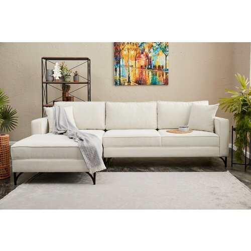 Atelier Del Sofa Kutna garnitura, Krem
Crno, Berlin Left - Cream, Black Slike