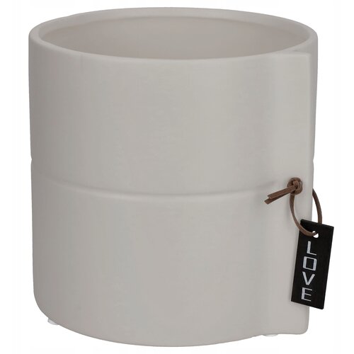 KADAX Keramični cvetlični lonec, cvetlični lonec, okrogel siv, 13 cm, (5000352582) Cene