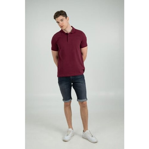 Legendww muske tamno plave slim fit teksas bermude sa podvrnutim nogavicama Cene