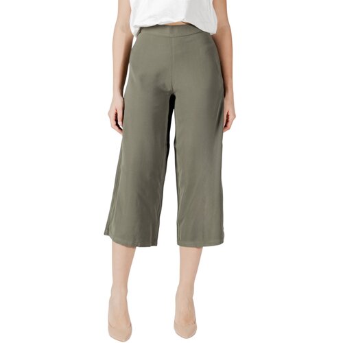 Only Lahkotne hlače & Harem hlače ONLARIS LIFE LONG CULOTTE PANT CC WVN 15337955 Zelena Cene