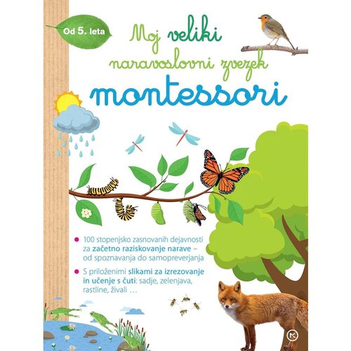 Mladinska Knjiga Moj veliki naravoslovni zvezek montessori Slike