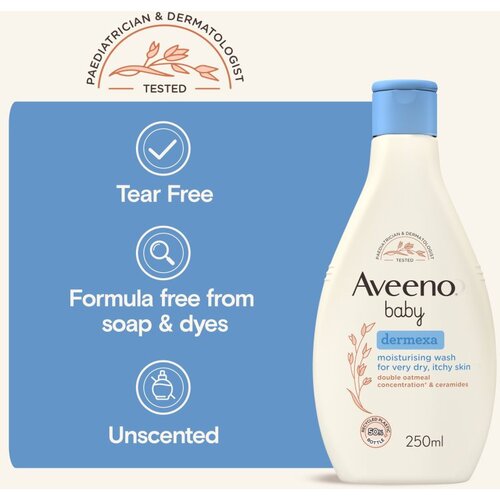 Aveeno Baby Dermexa vlažilni gel za umivanje 250 ml Slike