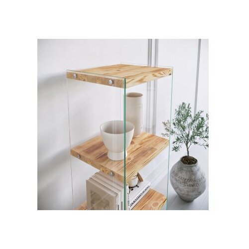 Hanah home niagara R303 oak bookshelf polica za knjige Slike