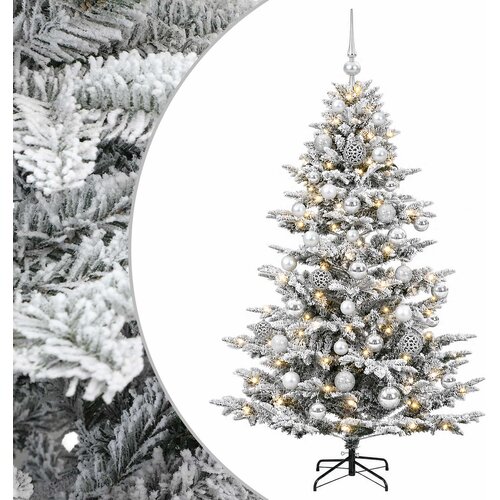  Umjetno božićno drvce s kuglicom 150 cm 150 LED lampica Slike