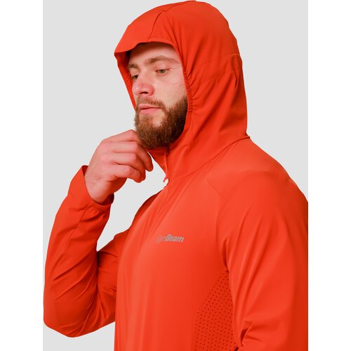 GymBeam jakna za trčanje pulse orange Slike
