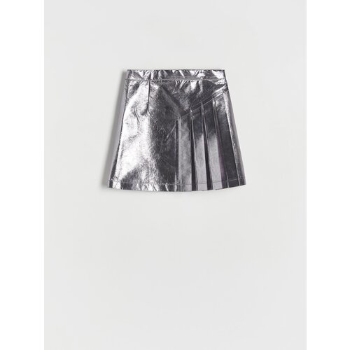 Reserved - GIRLS` SKIRT - tamnosivo Slike