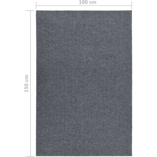 vidaXL dugi tepih za hvatanje nečistoće 100 x 150 cm sivi Cijene