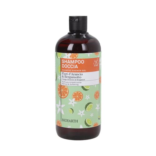 Bioearth Family 2 v 1 šampon in gel za prhanje s pomarančnim cvetom in bergamotko - 500 ml Cene