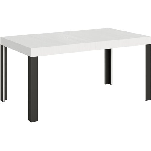 Itamoby &amp;nbsp; Linea (90x160/264 cm) - bela, barva nog: antracit - raztegljiva jedilna miza, (20843005) Slike