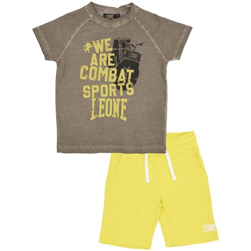 Leone 1947 Otro&scaron;ki kompleti Boy T-Shirt + Bermuda Street Siva Cene