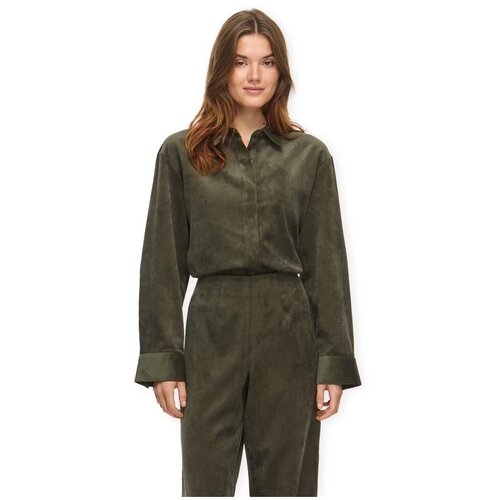Vila Topi &amp;amp; Bluze Courdie Shirt - Forest Night Zelena Slike