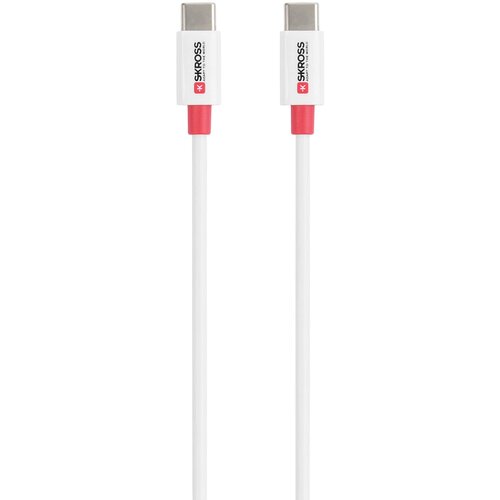 Skross USB kabel USB 2.0 USB-C&reg; vtič\, USB-C&reg; vtič 1.20 m bela okrogel SKCA0008C-C120CN, (20417280) Cene