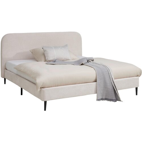 Livetastic OBLAZINJENA POSTELJA 180 cm x 200 cm , les, kovina, tekstil naravne barve Cene