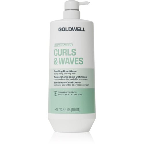 Goldwell Dualsenses Curls &amp;amp; Waves Bundling Conditioner balzam za valovite in kodraste lase 1000 ml Slike