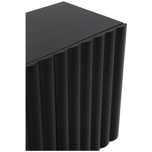 MOME Crna komoda od masivnog manga 160x80x40 cm Tamira &amp;ndash; Slike