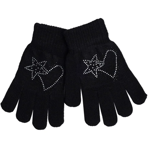 Yoclub Kids's Gloves RED-0216G-A150-002 Navy Blue