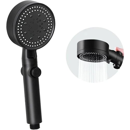 Tuš ručka EKO inox crna 5 funkcija 24,5cm Cijene
