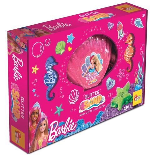 Lisciani KInetički pijesak u školjki Barbie, 350gr, Šareni Cene