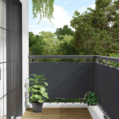 Balkonski zaslon za privatnost antracit 300 x 90 cm PVC Cene