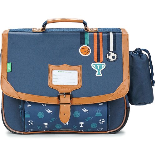 Tann's &Scaron;olska torba PACO CARTABLE 38 CM POCHE GOURDE Modra Cene