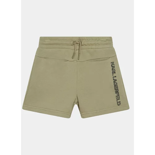 Karl Lagerfeld Kids Športne kratke hlače Z30025 D Zelena Regular Fit