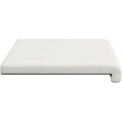  Jastučić za klupu Umjetna koža Bijela Dubina 35 cm Slike