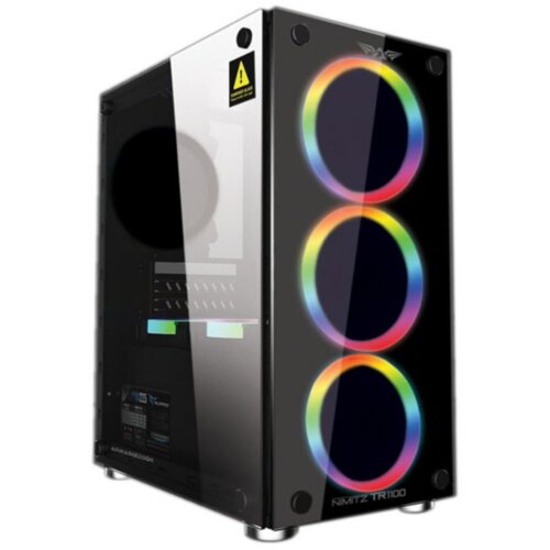  Kućište NIMITZ Sonicgear TR1100 ATX MICROATX MITX kaljeno staklo crna OUTLET otpakovano Cene