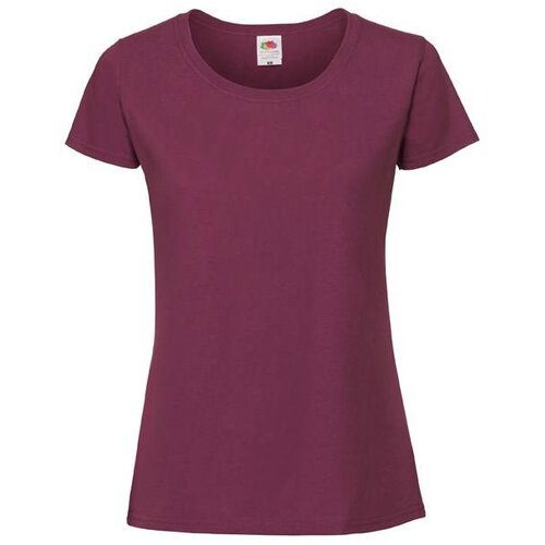 Fruit Of The Loom Burgundy Iconic 195 Ringspun Premium Premium Slike