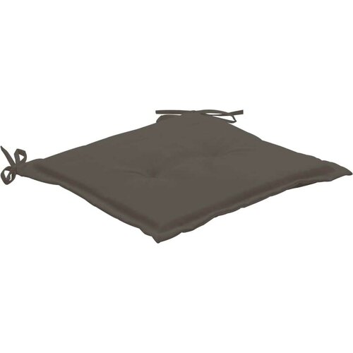  Jastuci za vrtne stolice 4 kom antracit 40x40x3 cm od tkanine Slike