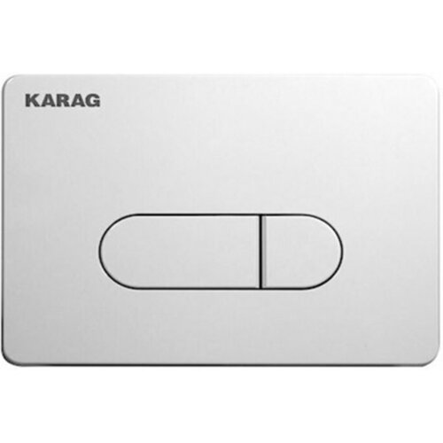 Karag WC tipka Siena krom mat, T110002 Slike