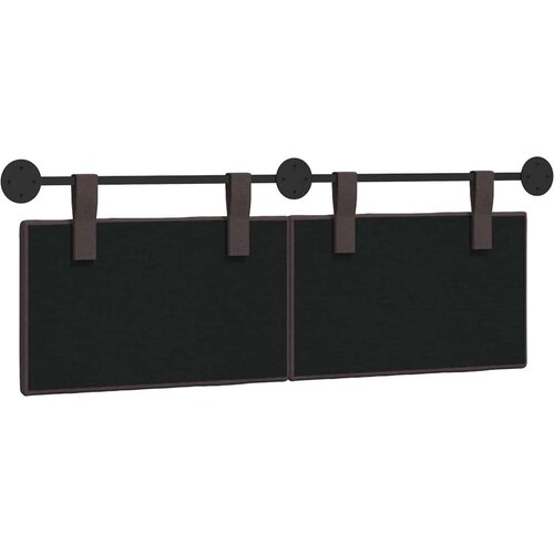  Držeće uzglavlje Zidne Tamno smeđa 150 x 55 x 5 cm tkanina - Tamno smeđa 140 cm bez LED Slike