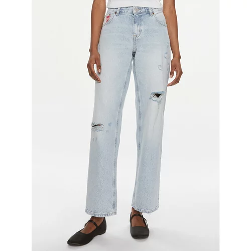 Tommy Jeans Jeans hlače Sophie DW0DW18111 Modra Straight Fit