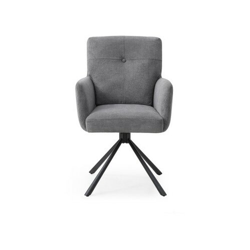  Trpezarijska stolica Jameson Siva/Crne Metalne noge ( 775-634 ) Cene