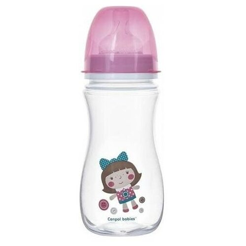 Canpol baby fla&amp;scaron;ica &amp;scaron;iroki vrat, antikolik toys doll 300ml Slike