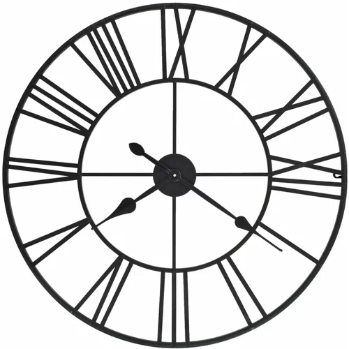 vidaXL Starinski zidni sat s kvarcnim mehanizmom metalni 80 cm XXL