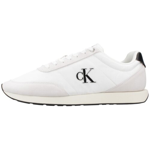 Calvin Klein Jeans Nizke superge RETRO RUNNER ESS MIX MAT Bela Slike