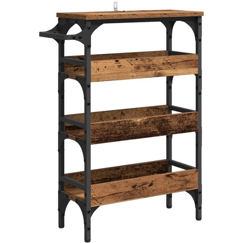  Kuhinjski kolica Staro drvo 53 x 20 x 76 cm Konstruirano drvo Slike